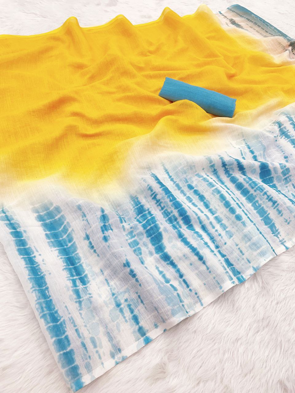 Ocean Breeze Ombre Everyday Saree