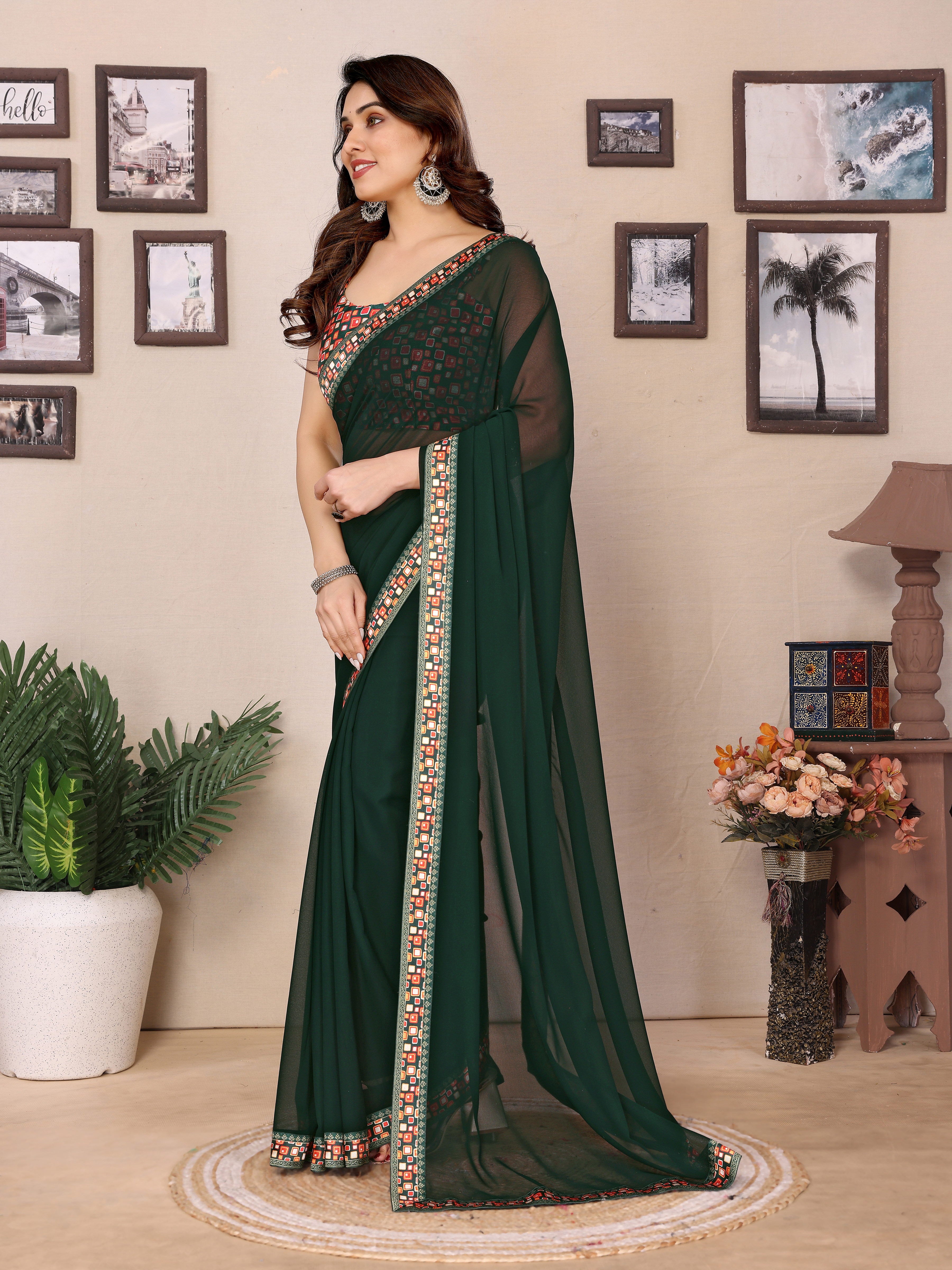 Aakash Designer Saree
