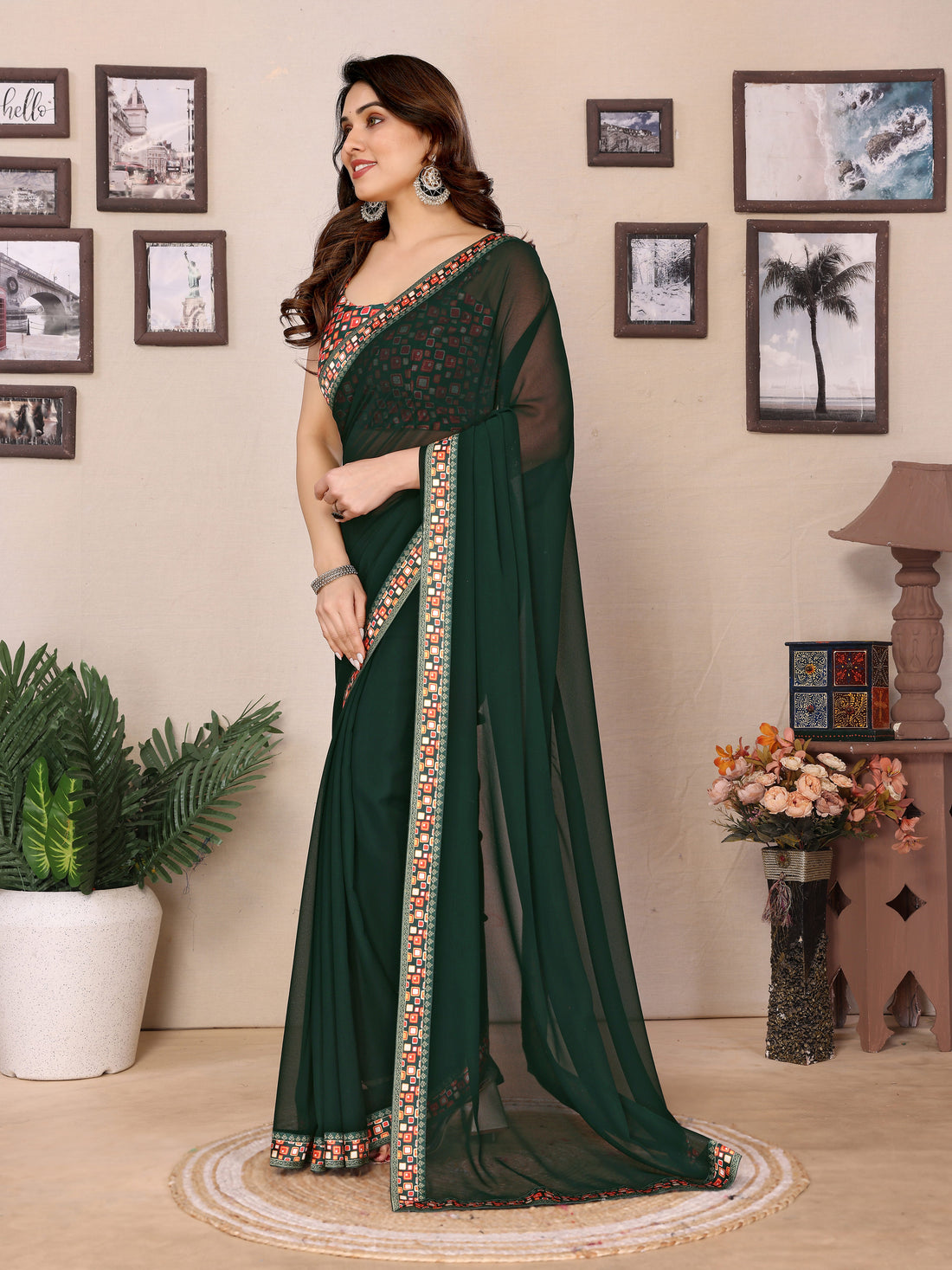 Aakash Designer Saree