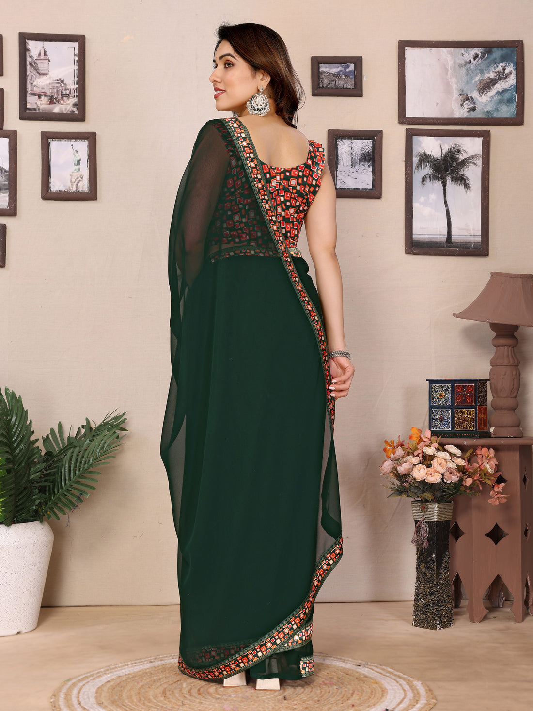 Aakash Designer Saree