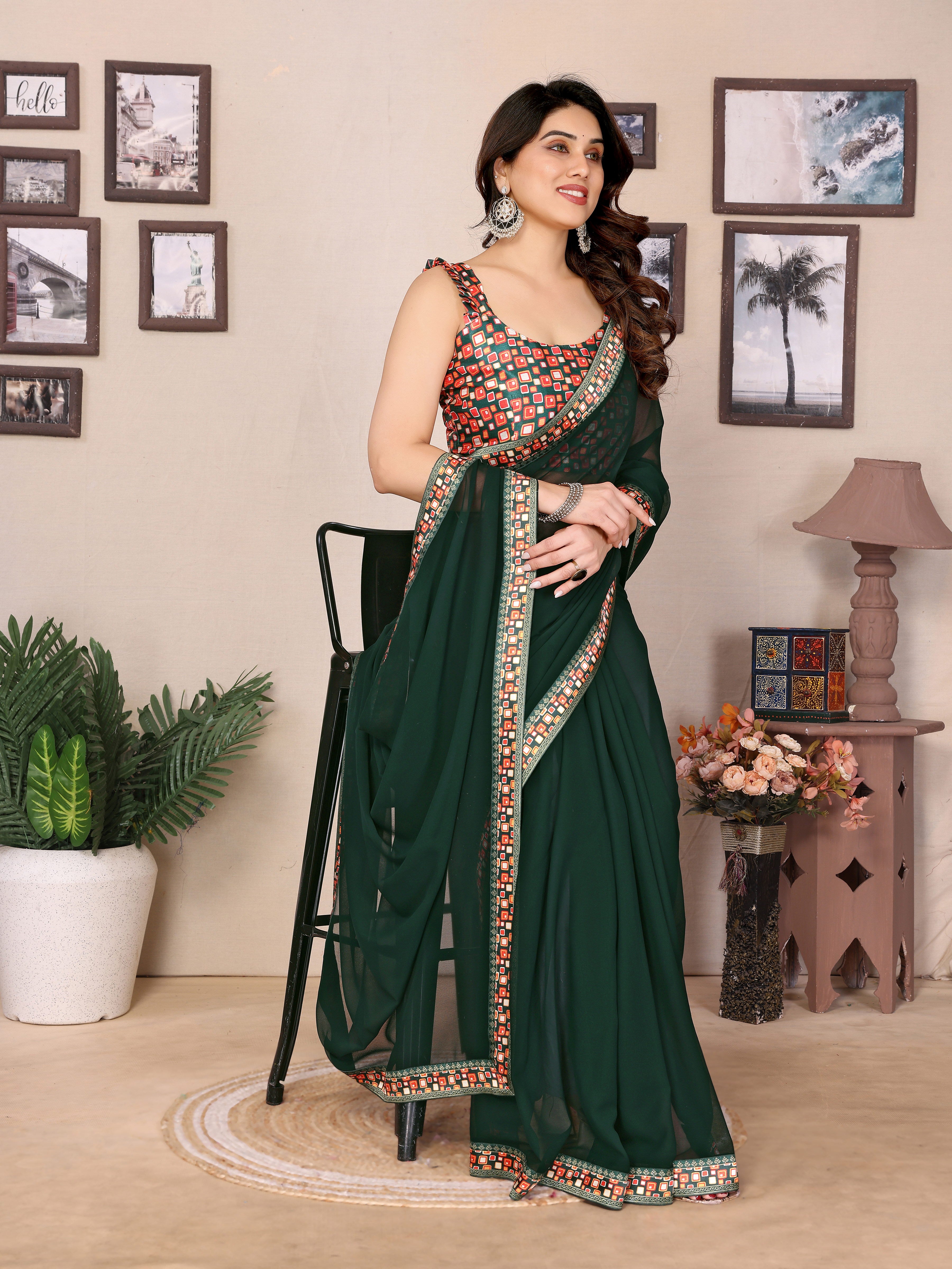 Aakash Designer Saree
