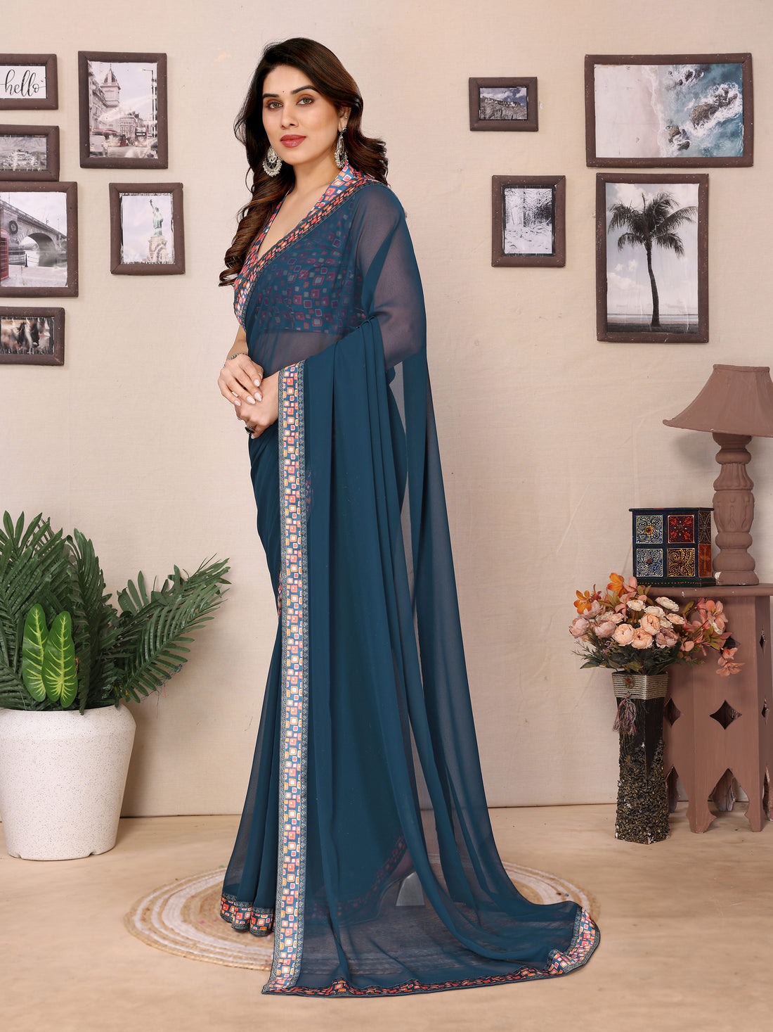 Aakash Designer Saree