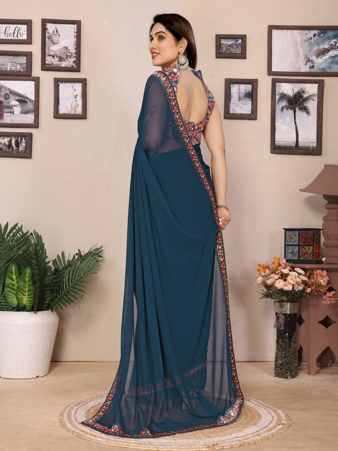 Aakash Designer Saree