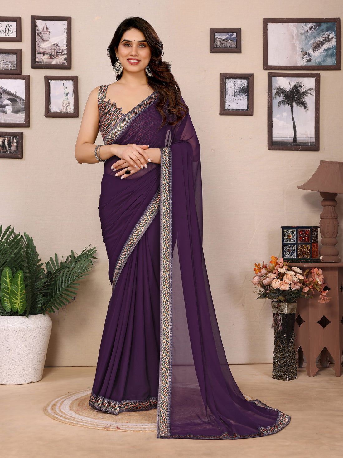 Aakash Designer Saree