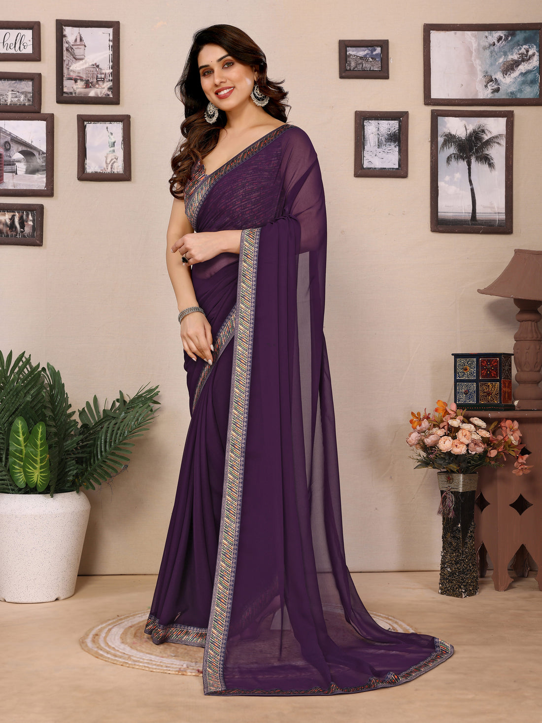 Aakash Designer Saree