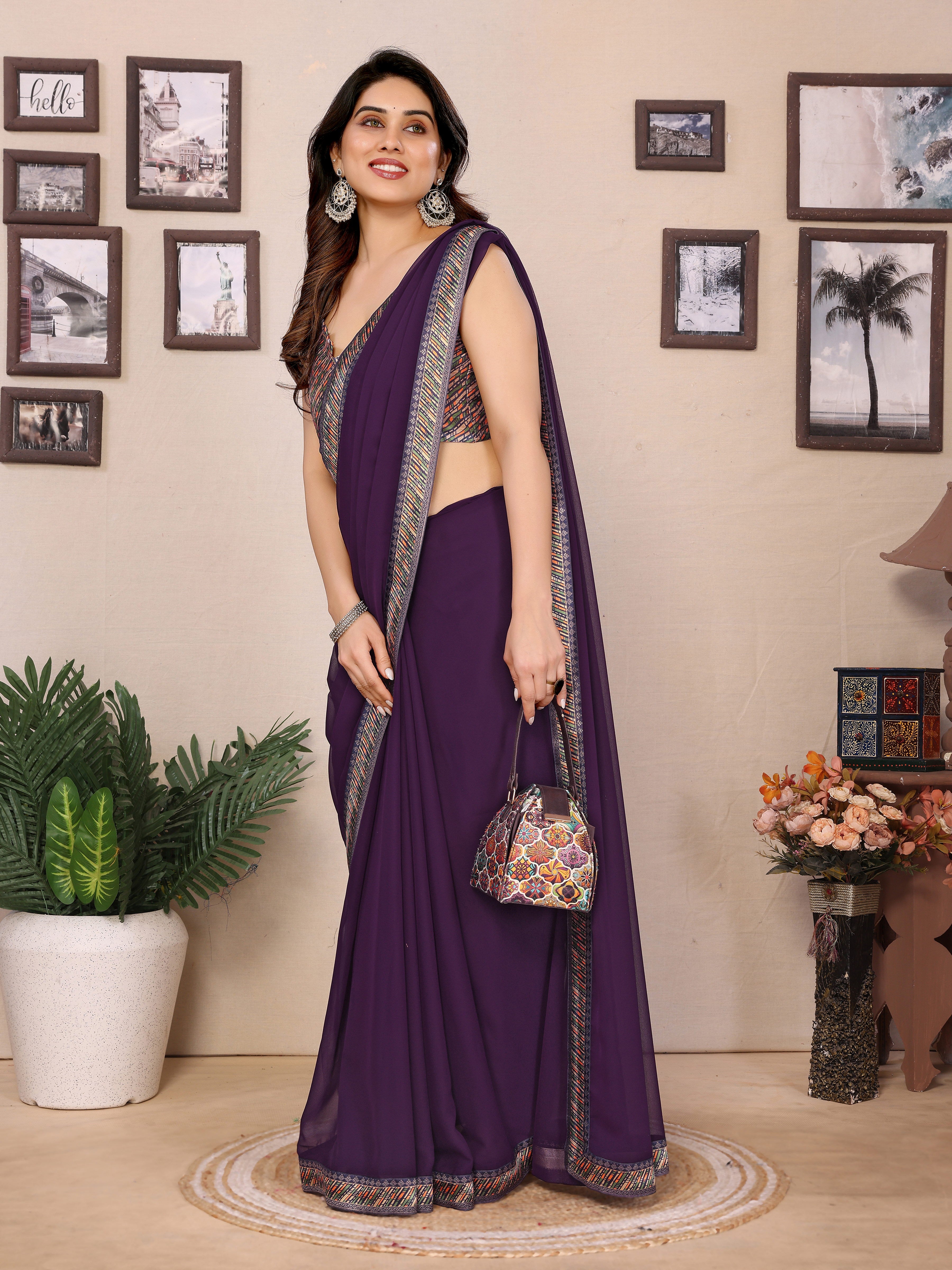 Aakash Designer Saree