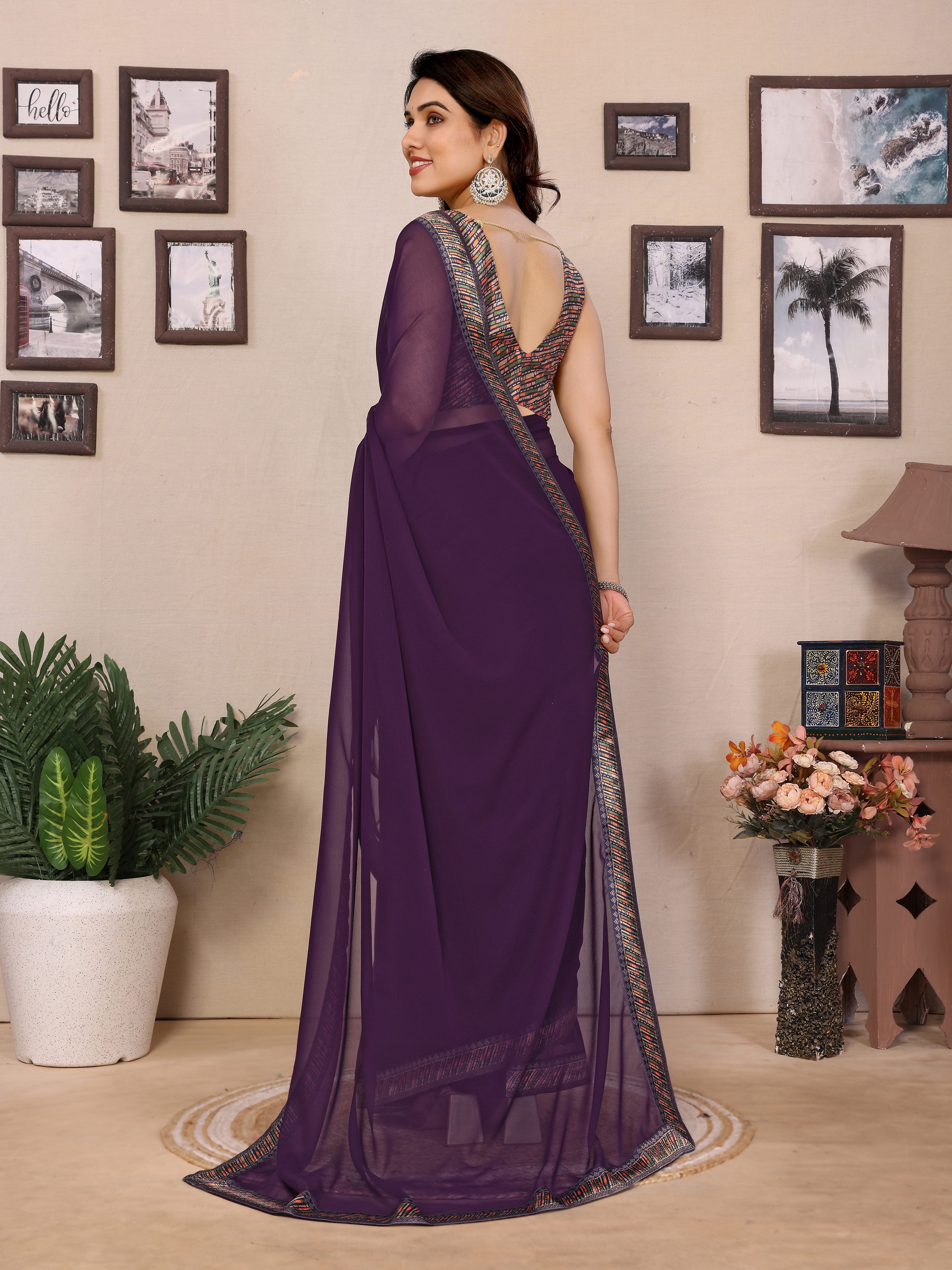 Aakash Designer Saree