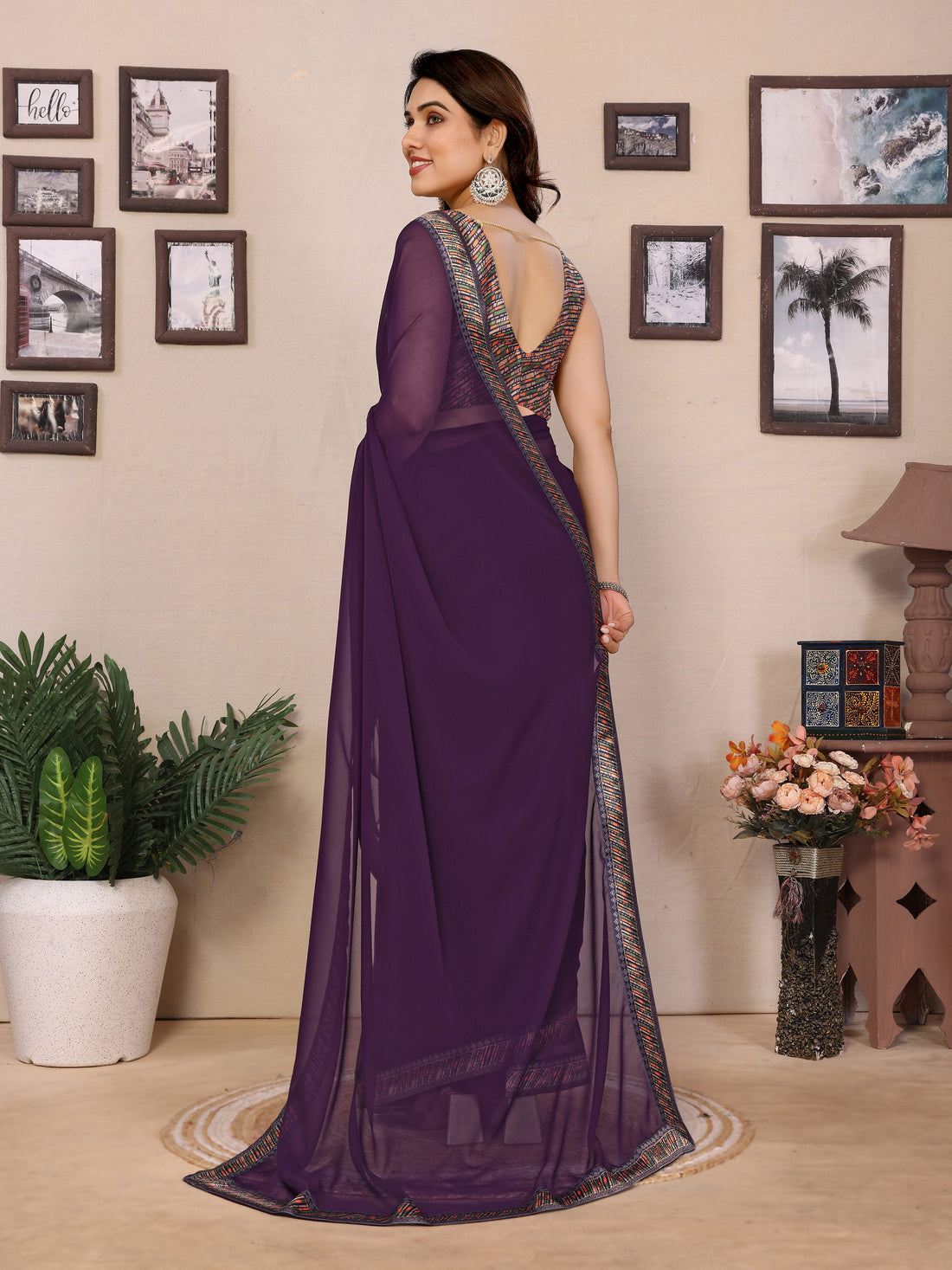 Aakash Designer Saree
