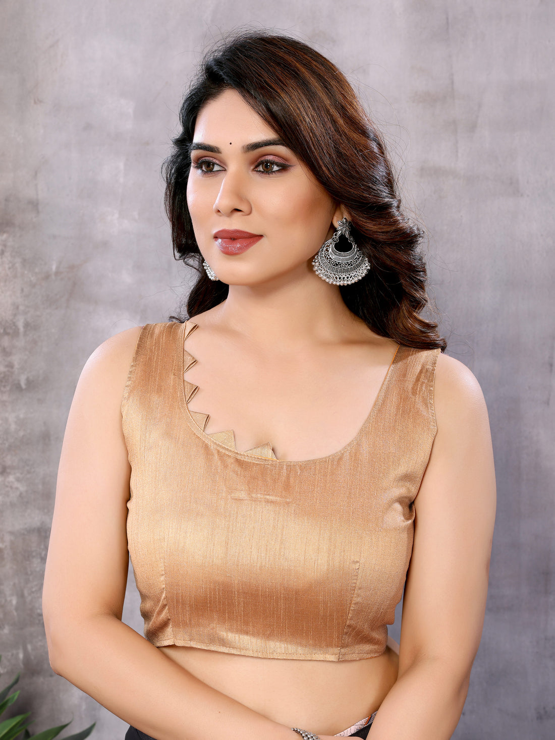 Black Georgette Silk Ready-to-Wear Saree with Multicolour