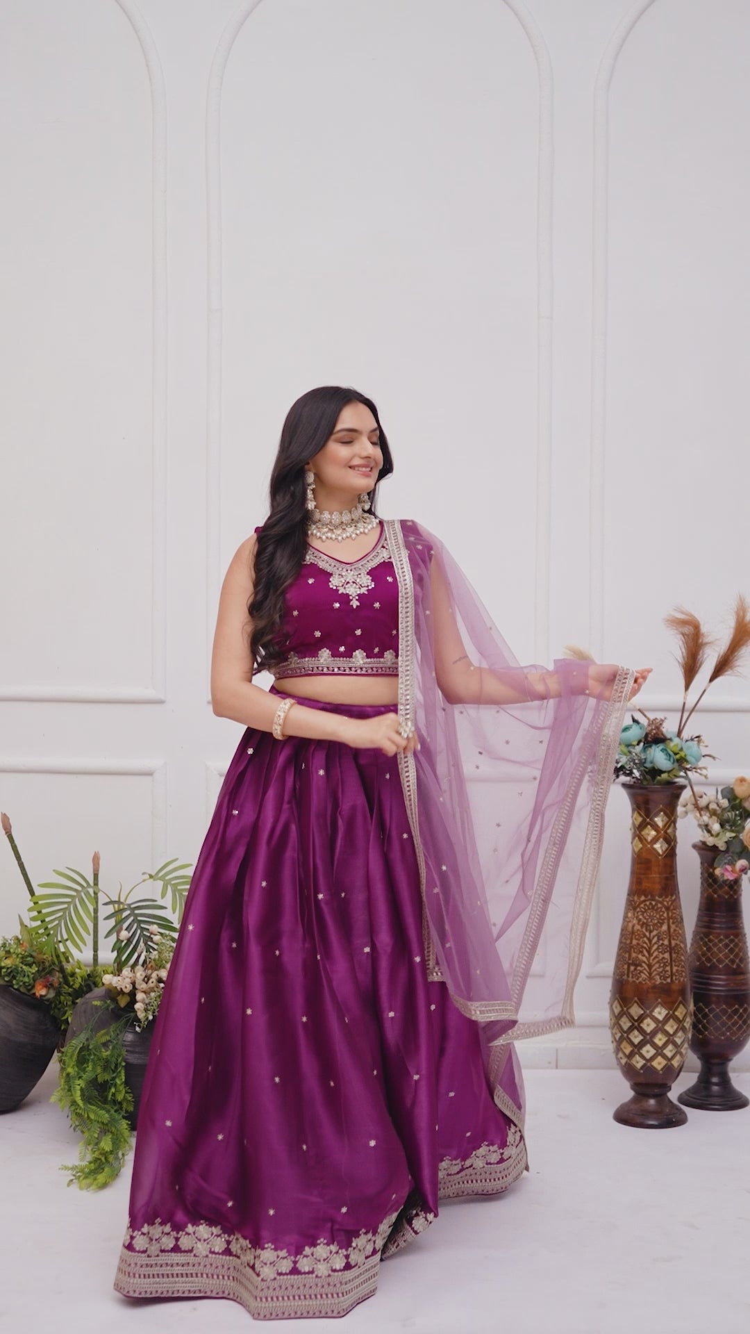 Women's Olive Green Embroidered Jimmy Choo Lehenga Choli with Soft Net Dupatta | Designer Wedding, Reception, Engagement & Festive Wear Lehenga Set