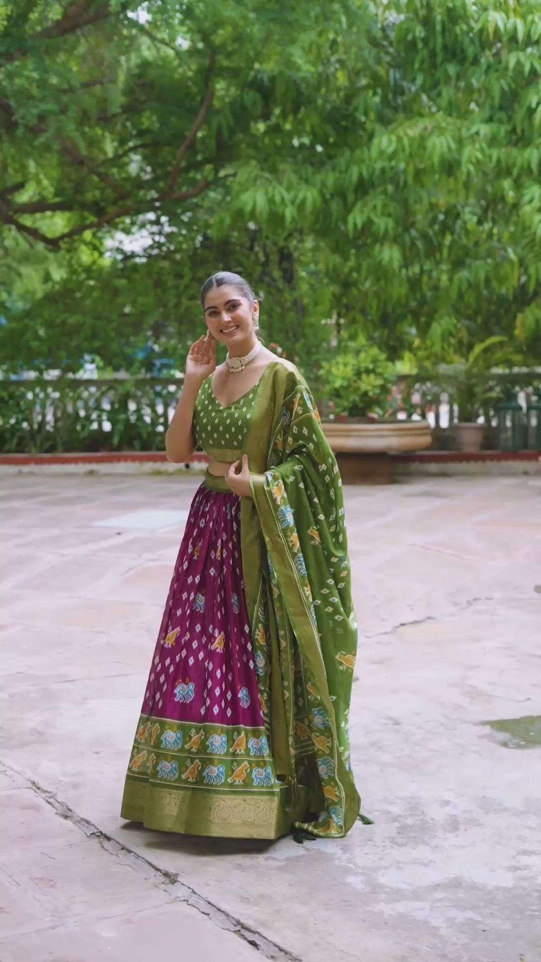 Women's Navy Blue & Red Heavy Lichi Fabric Stitched Lehenga Choli with Jacquard Border Dupatta | Jacquard Jari Lining Printed Wedding & Festive Wear
