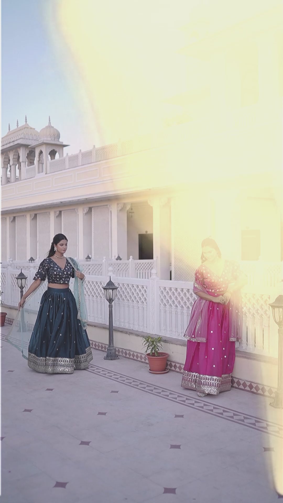 Women's Teal Blue Heavy Jimmy Choo Embroidered Lehenga Choli with Soft Net Dupatta | Designer Wedding, Reception, Engagement & Festive Wear Lehenga Set